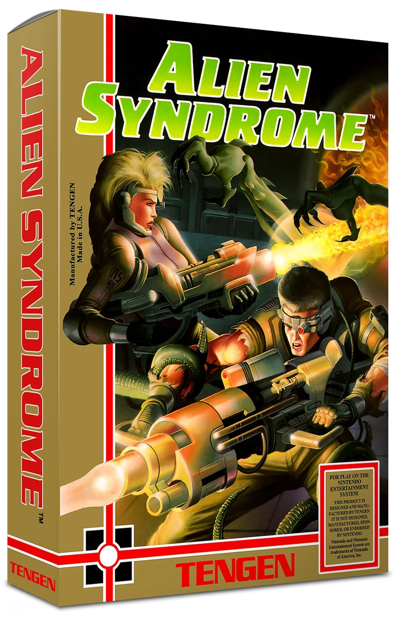 Alien Syndrome box art