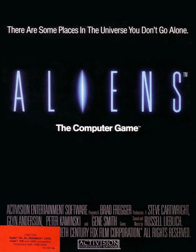Aliens: The Computer Game box art
