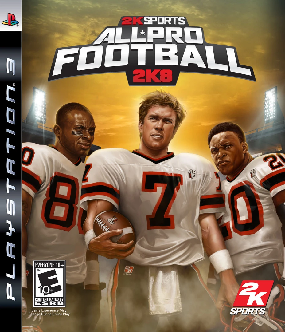 All Pro Football 2K8 box art