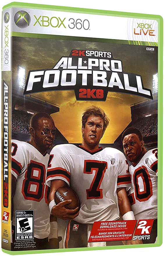 All Pro Football 2K8 box art