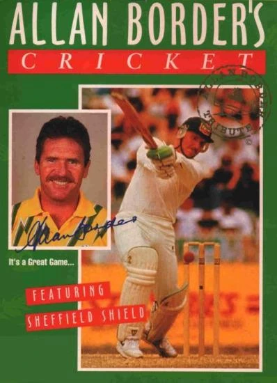 Allan Borders Cricket box art