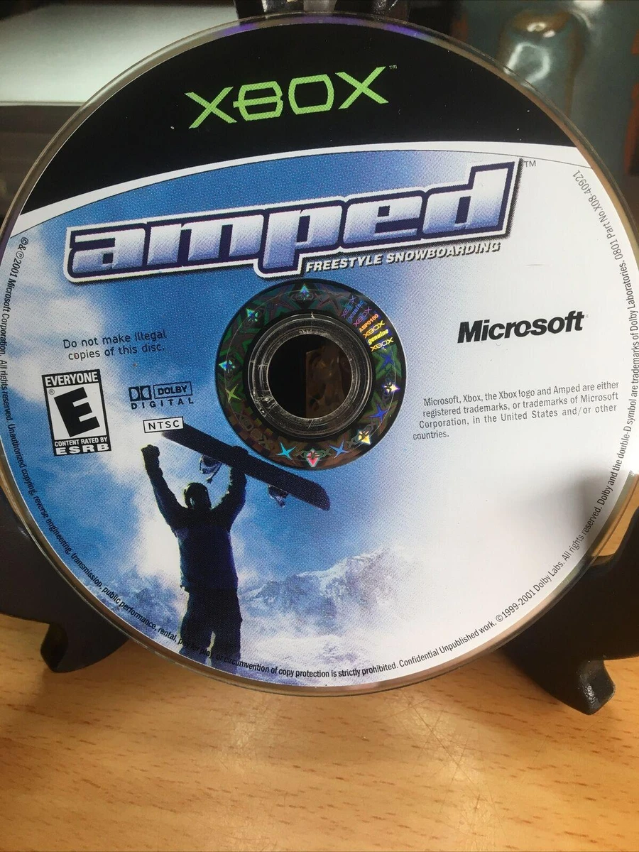 Amped Snowboarding box art