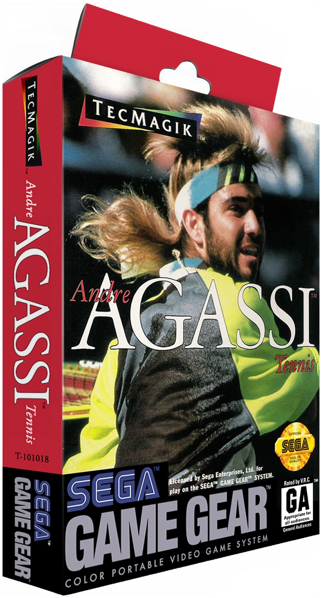 Andre Agassi Tennis box art