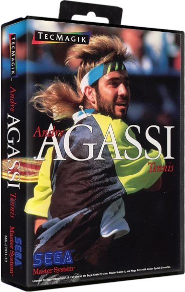 Andre Agassi Tennis box art