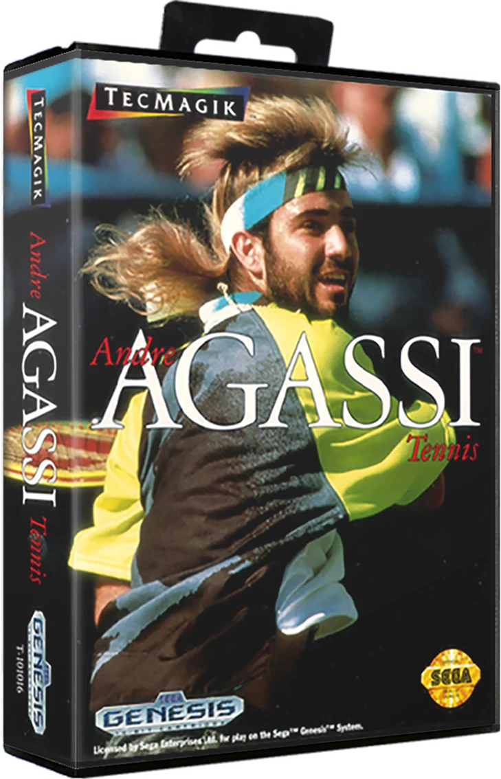 Andre Agassi Tennis box art