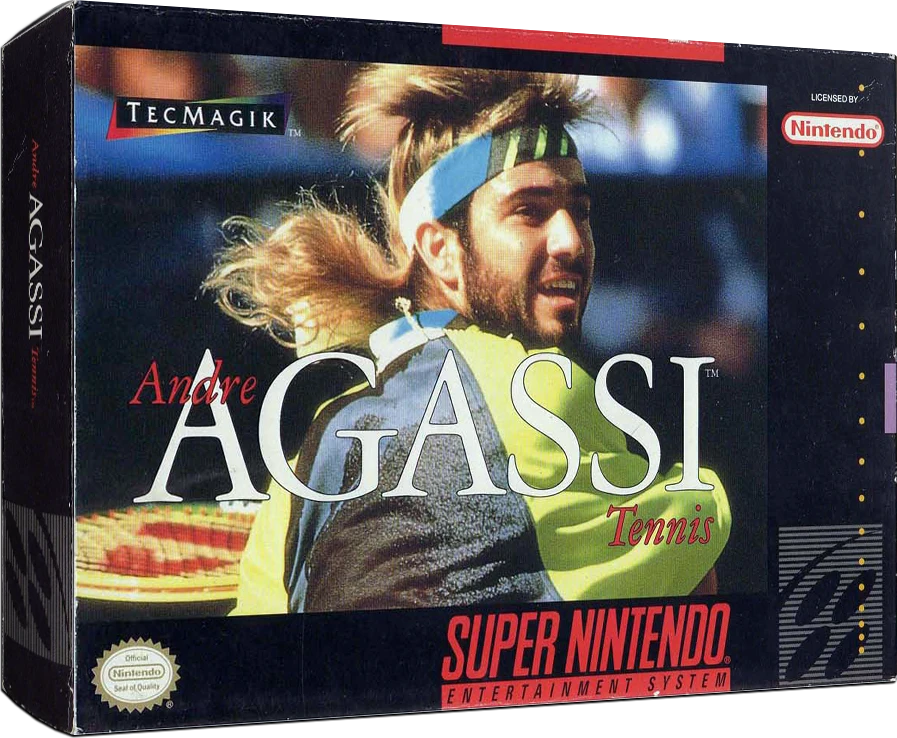 Andre Agassi Tennis box art