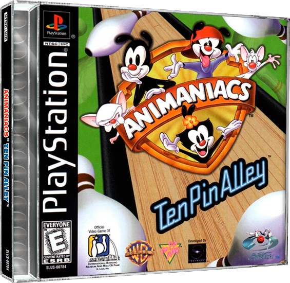 Animaniacs Ten Pin Alley box art