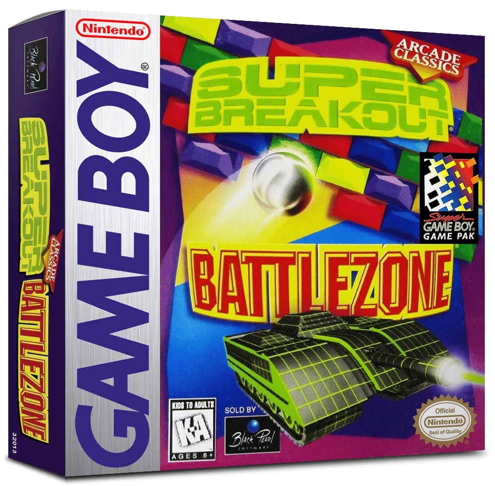 Arcade Classics: Super Breakout and Battlezone box art