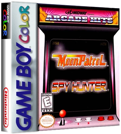 Arcade Hits: Moon Patrol and Spy Hunter box art