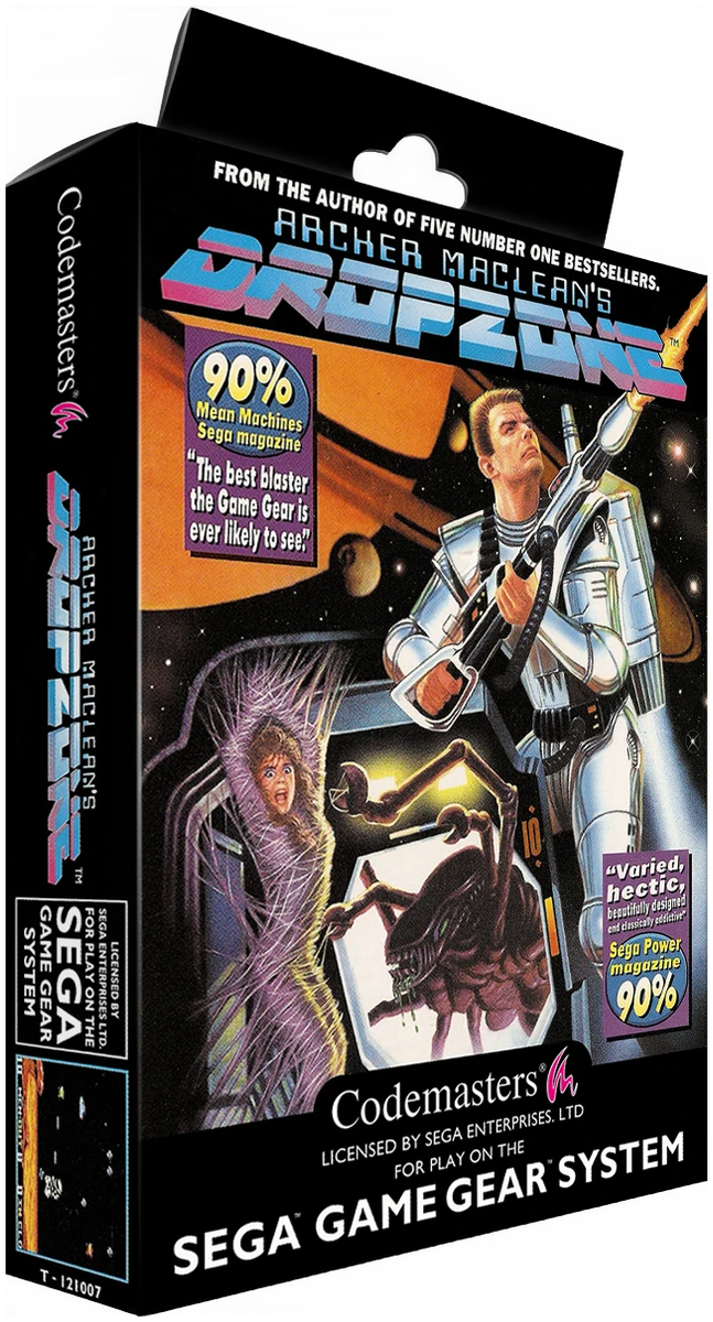 Archer Maclean's Dropzone box art
