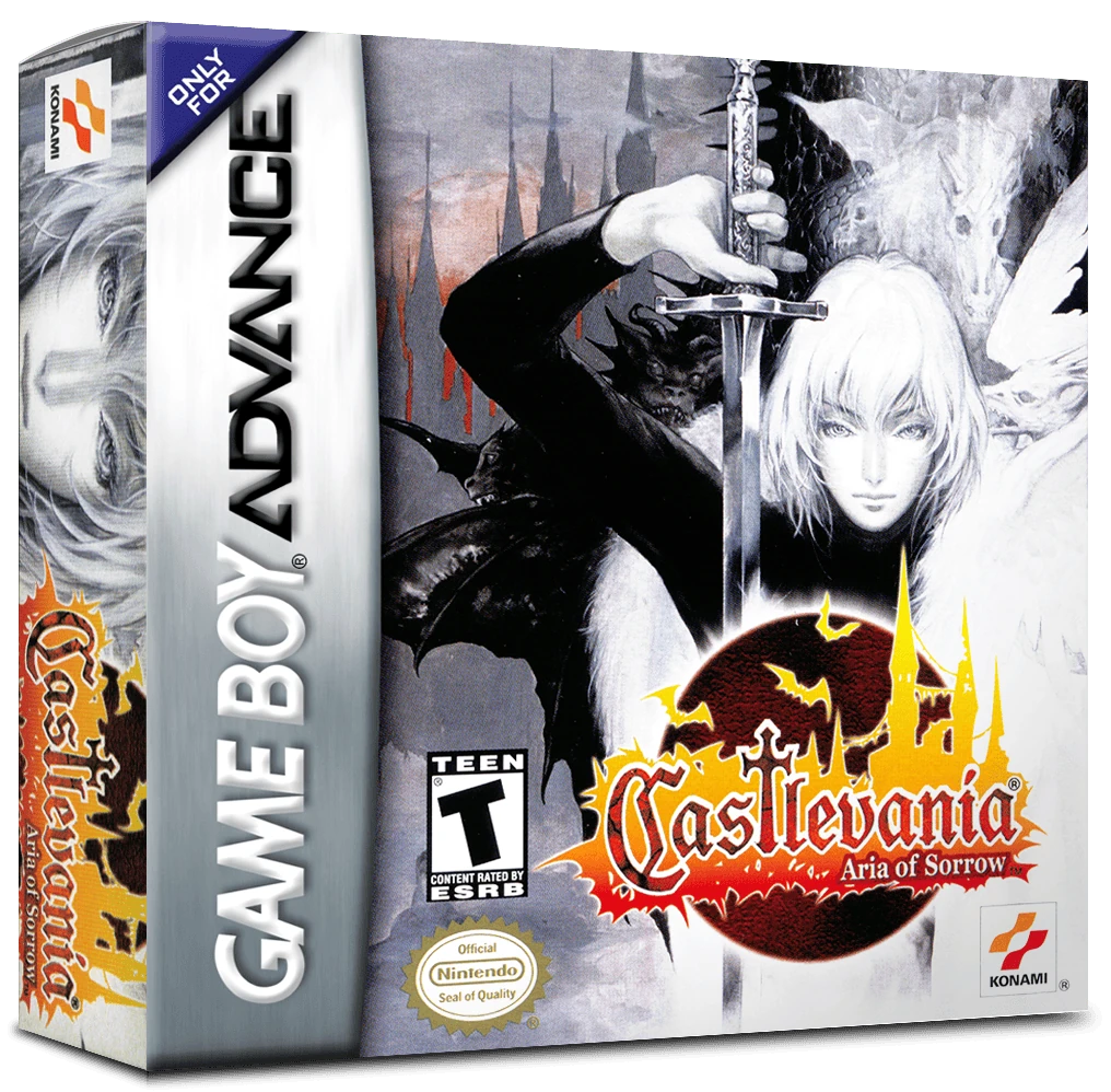 Castlevania Aria of Sorrow box art