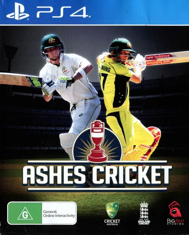 Ashes Cricket box art