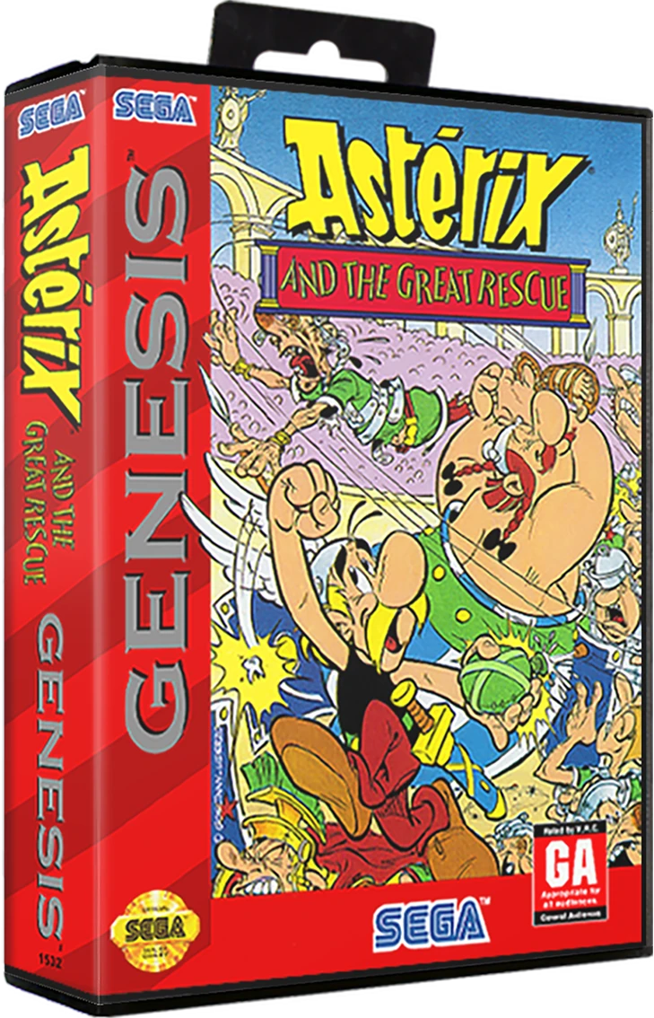 Asterix and the Great Rescue box art