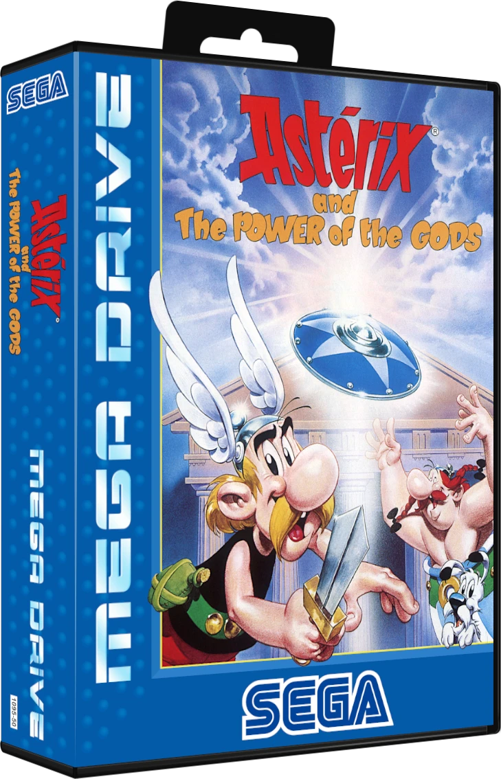 Asterix and the Power of the Gods box art