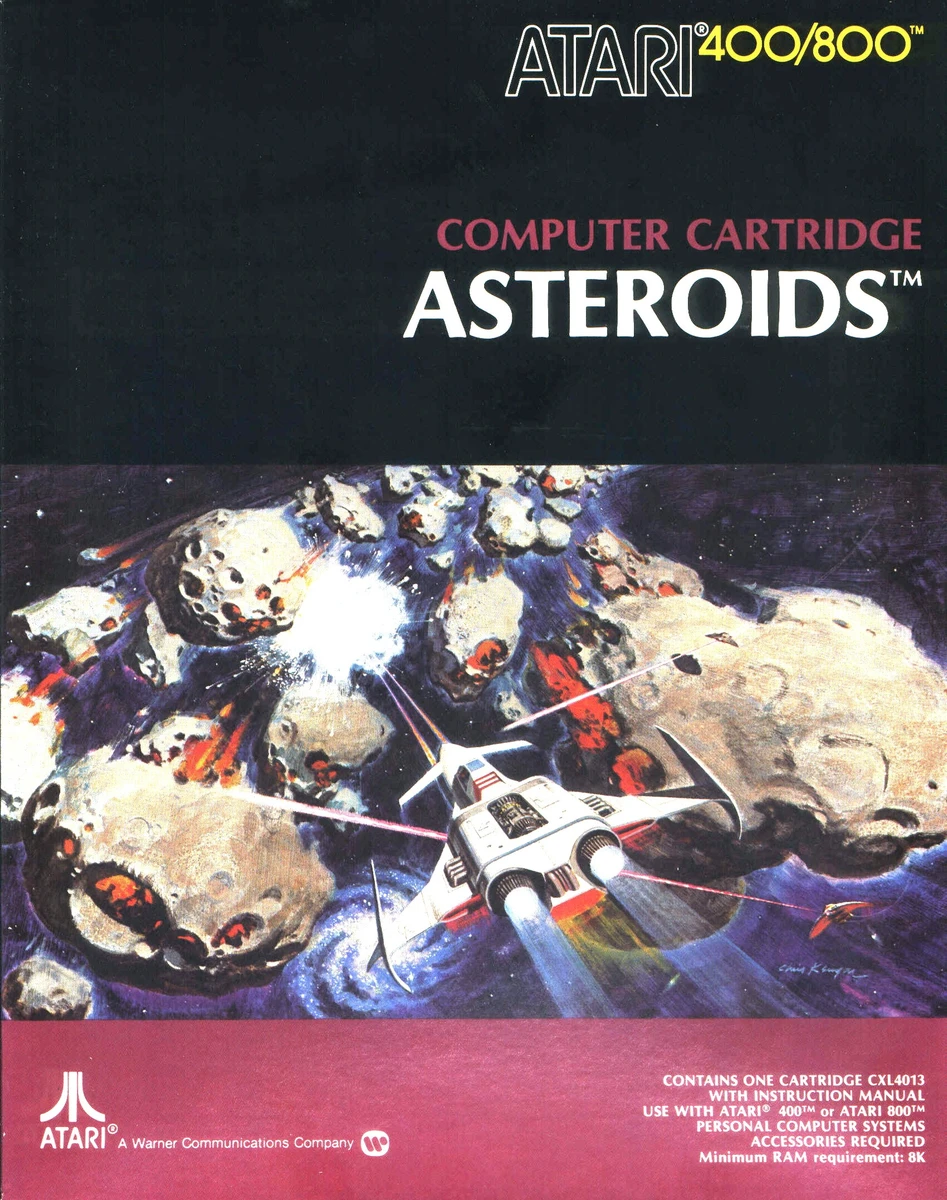 Asteroids box art