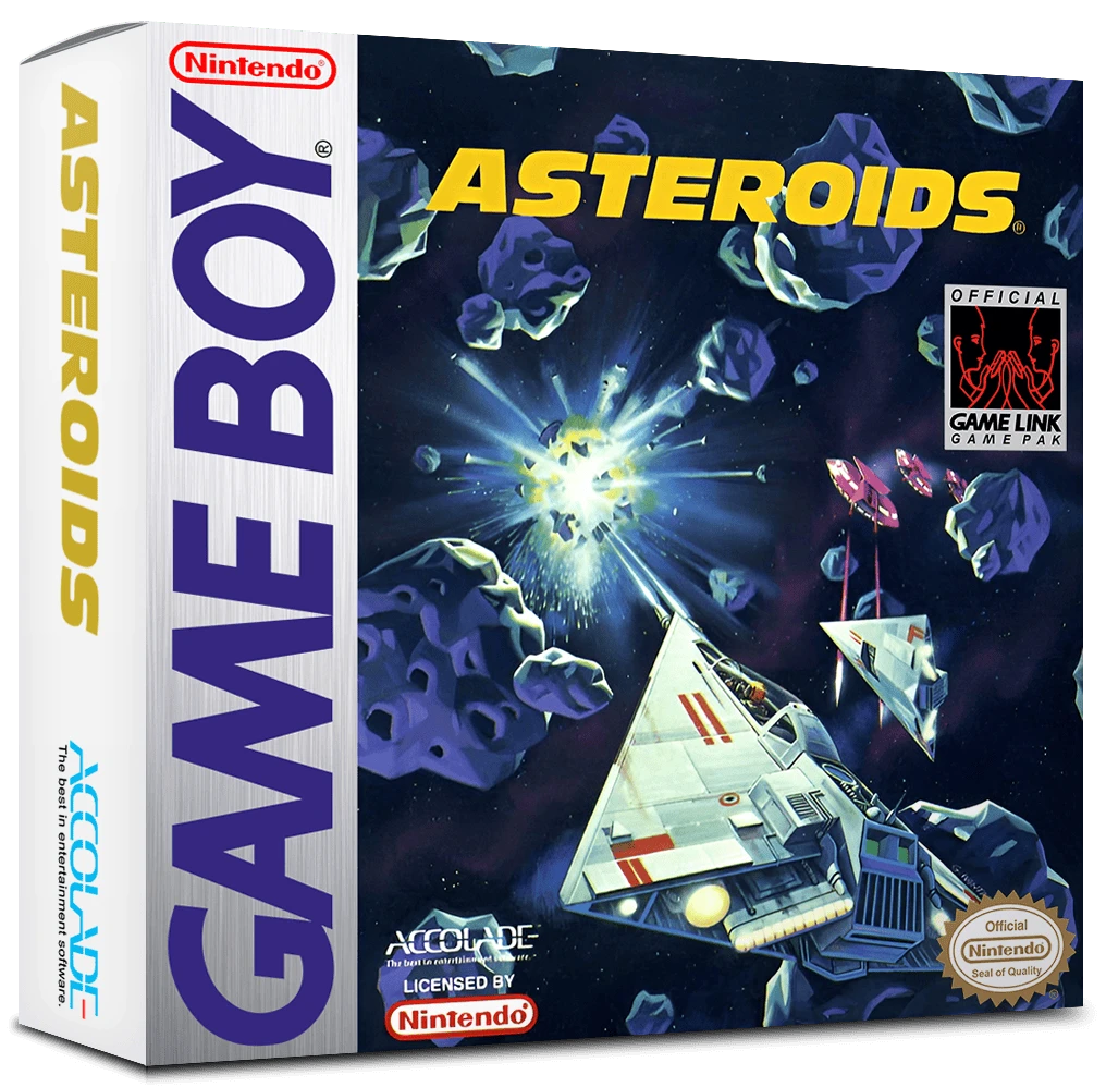 Asteroids box art
