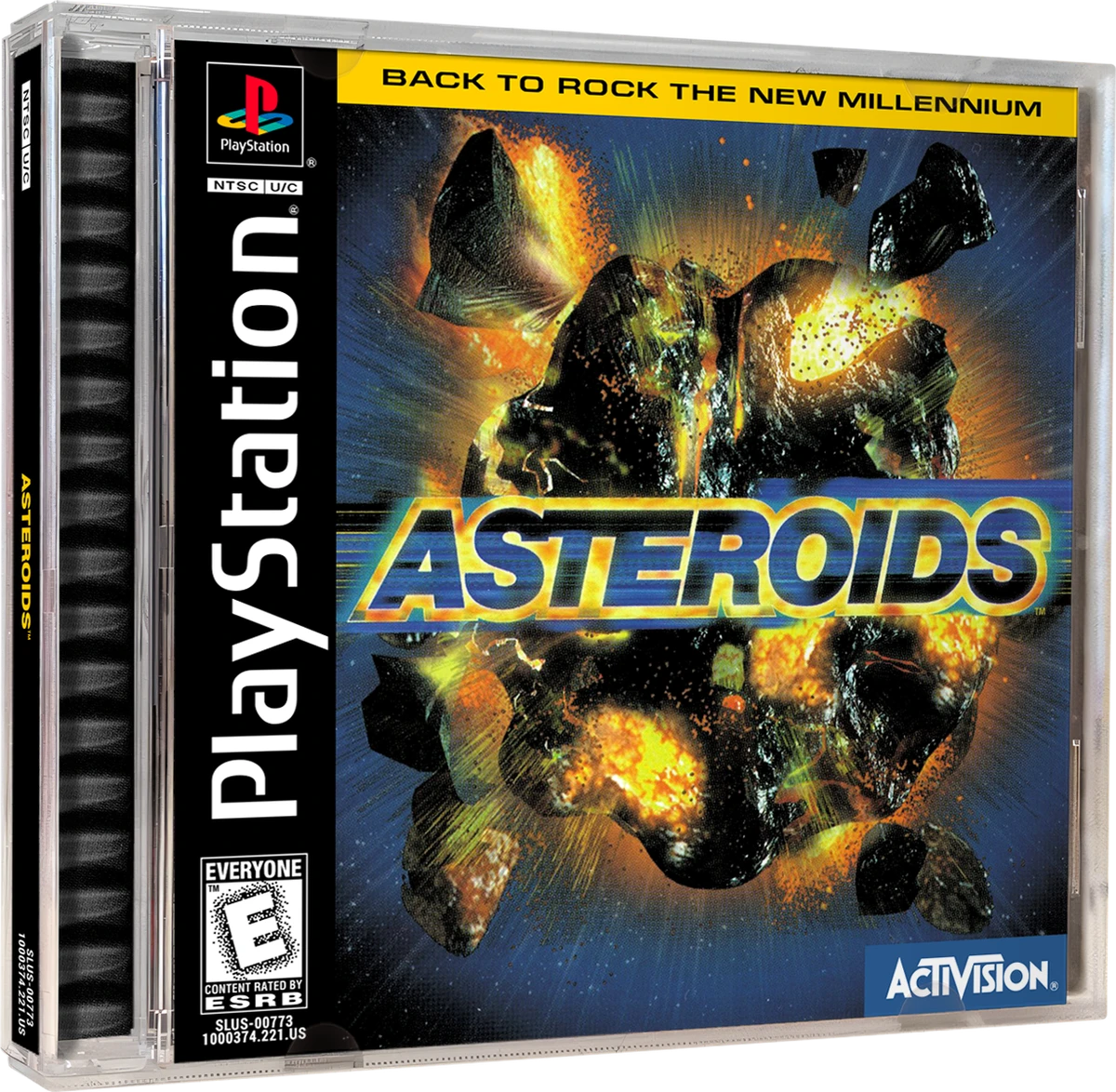 Asteroids box art