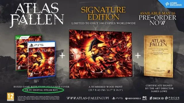 Atlas Fallen [Limited Signature Edition] box art