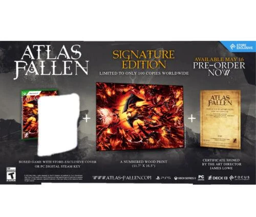 Atlas Fallen [Limited Signature Edition] box art