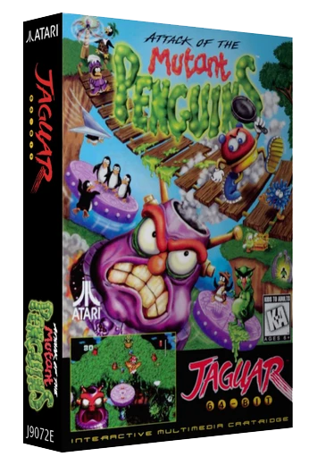 Attack of the Mutant Penguins box art