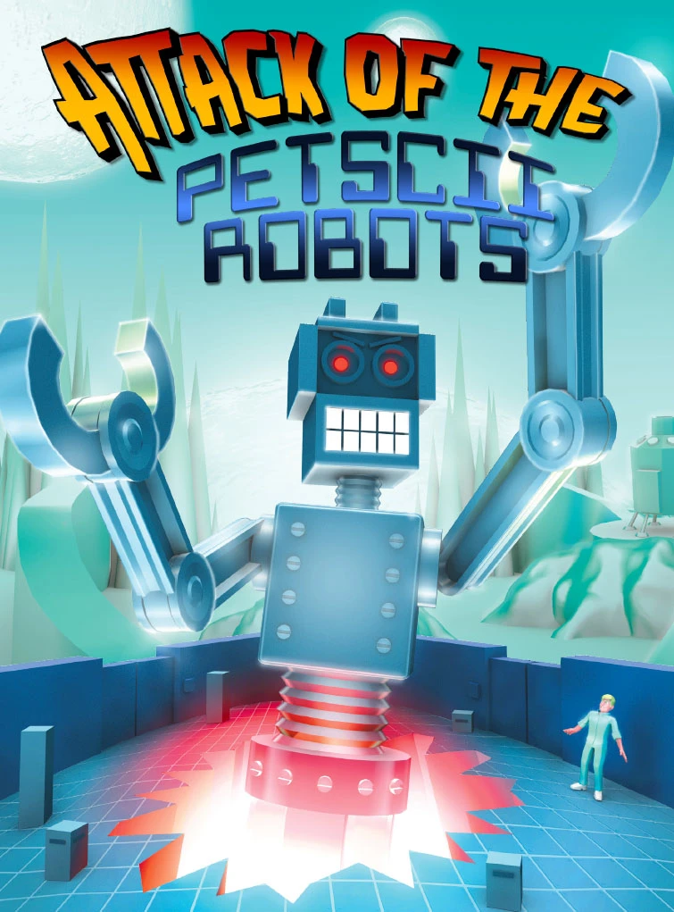 Attack of the Petscii Robots box art