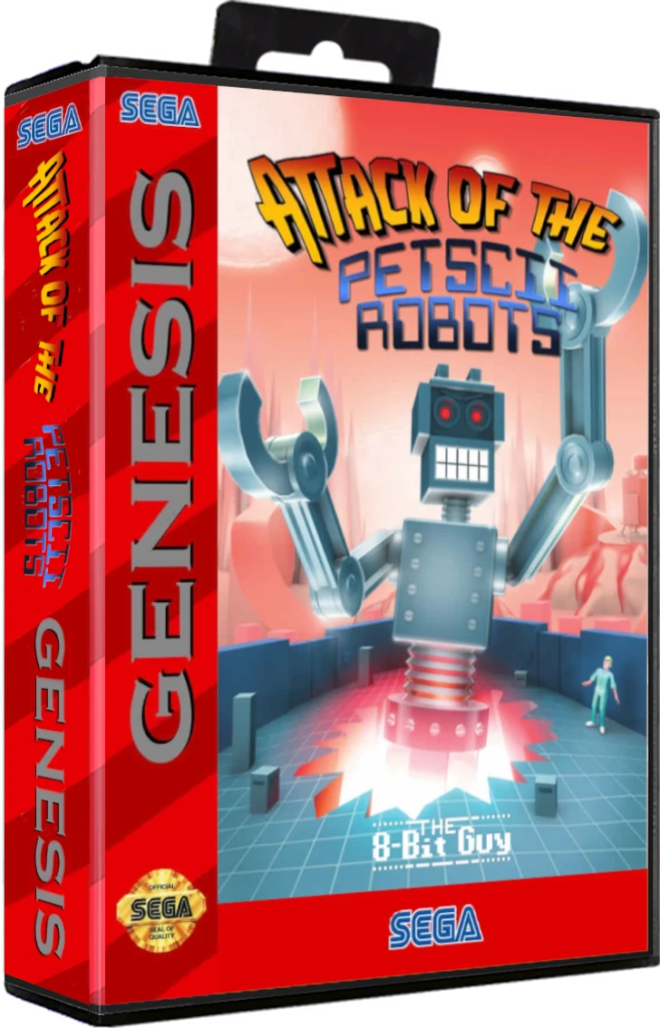 Attack of the PETSCII Robots [Homewbrew] box art