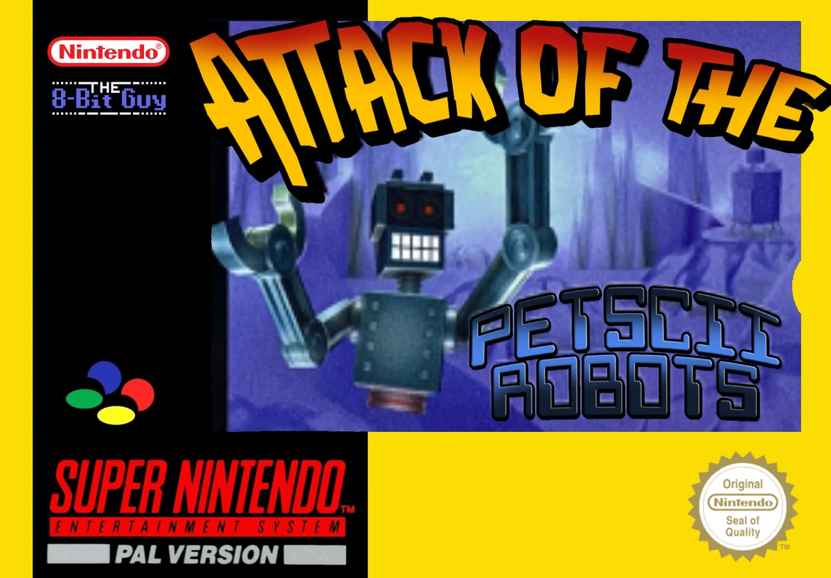 Attack of the Petscii Robots box art