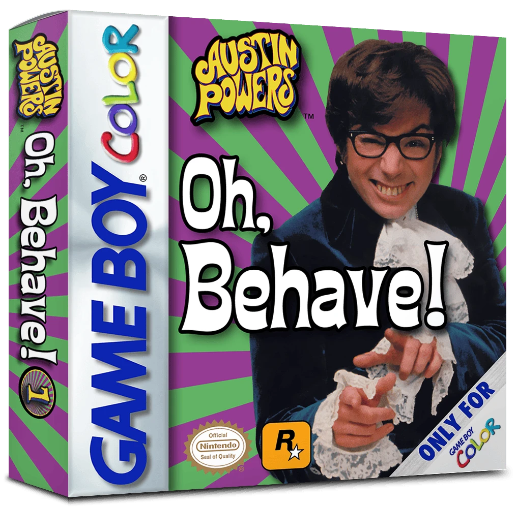 Austin Powers Oh Behave box art