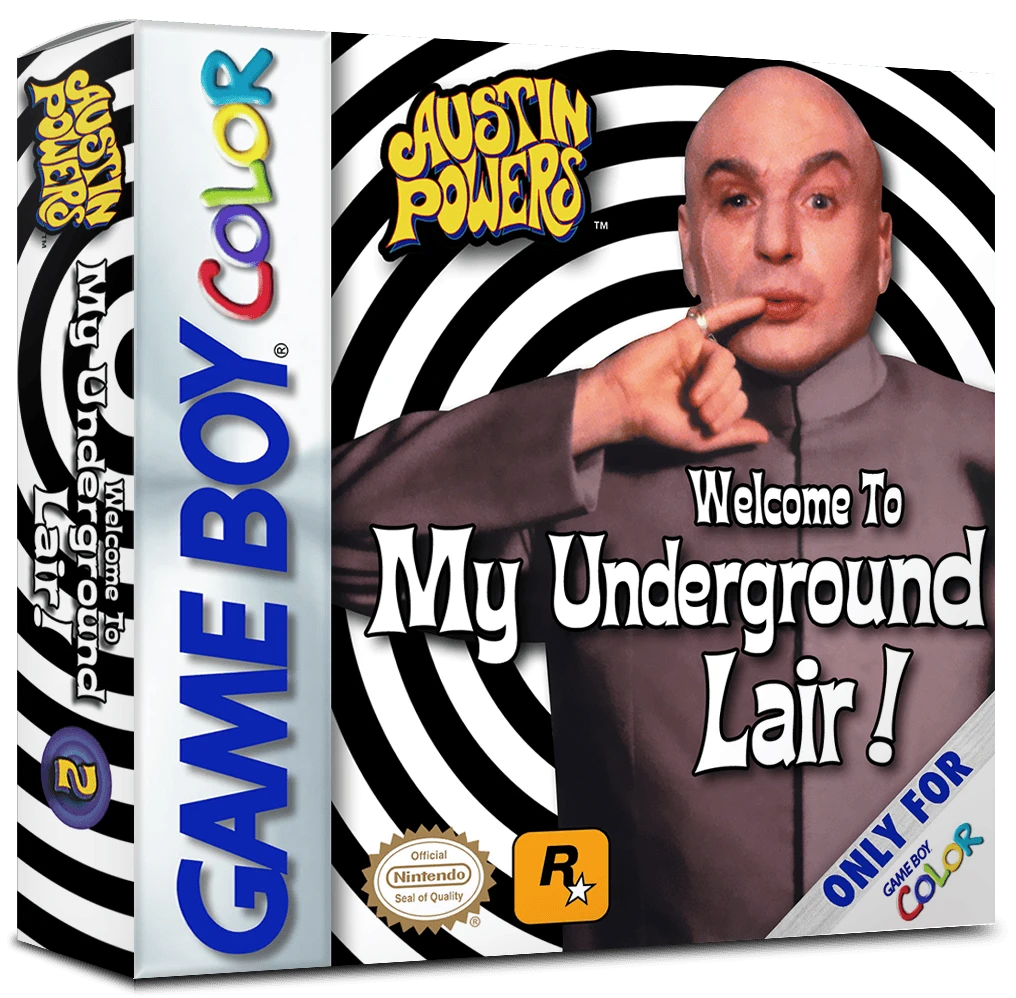Austin Powers Welcome to My Underground Lair box art