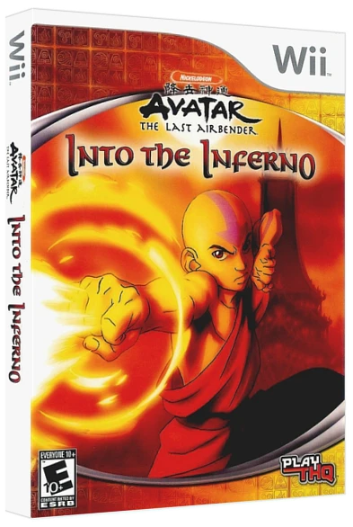Avatar the Last Airbender Into the Inferno box art