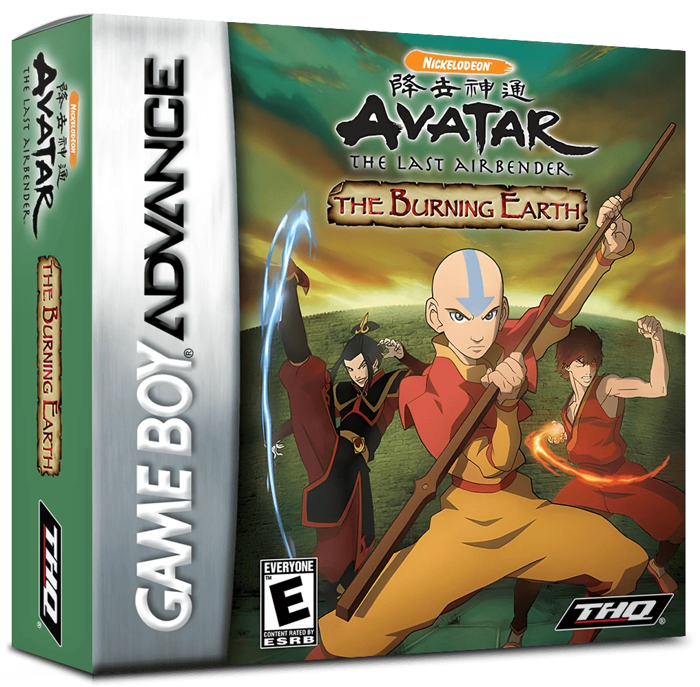 Avatar: The Legend of Aang - The Burning Earth box art