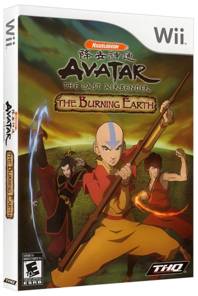 Avatar: The Legend of Aang The Burning Earth box art