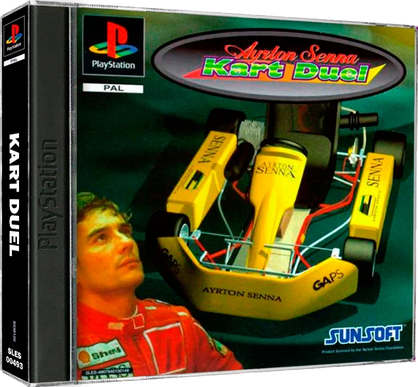Ayrton Senna Kart Duel box art
