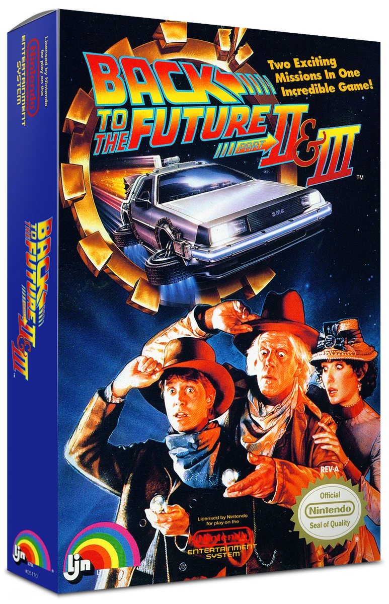Back to the Future II and III box art