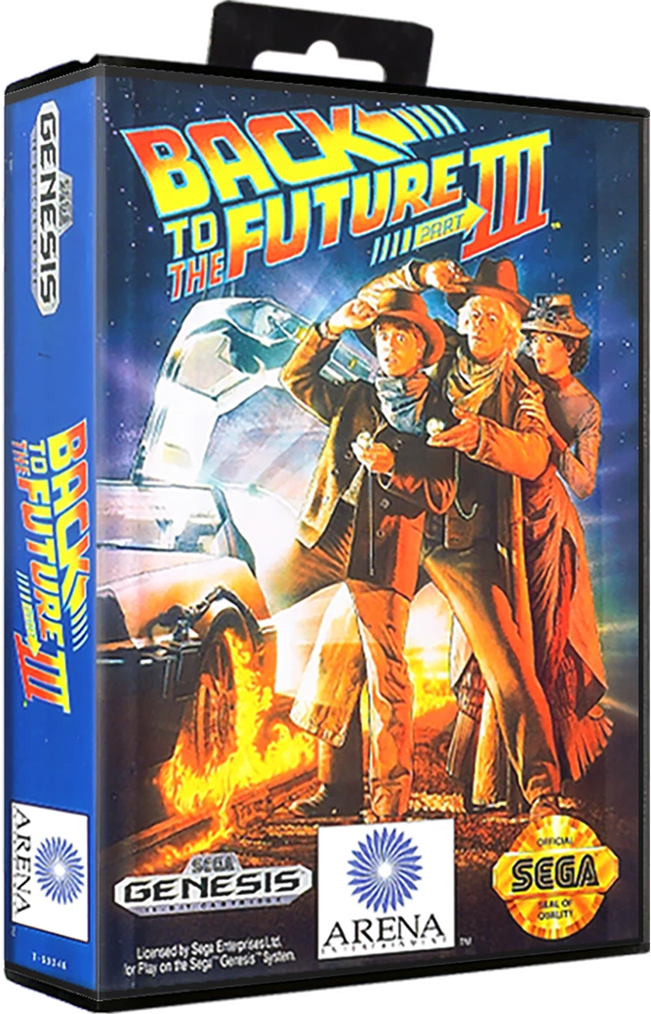 Back to the Future Part III box art