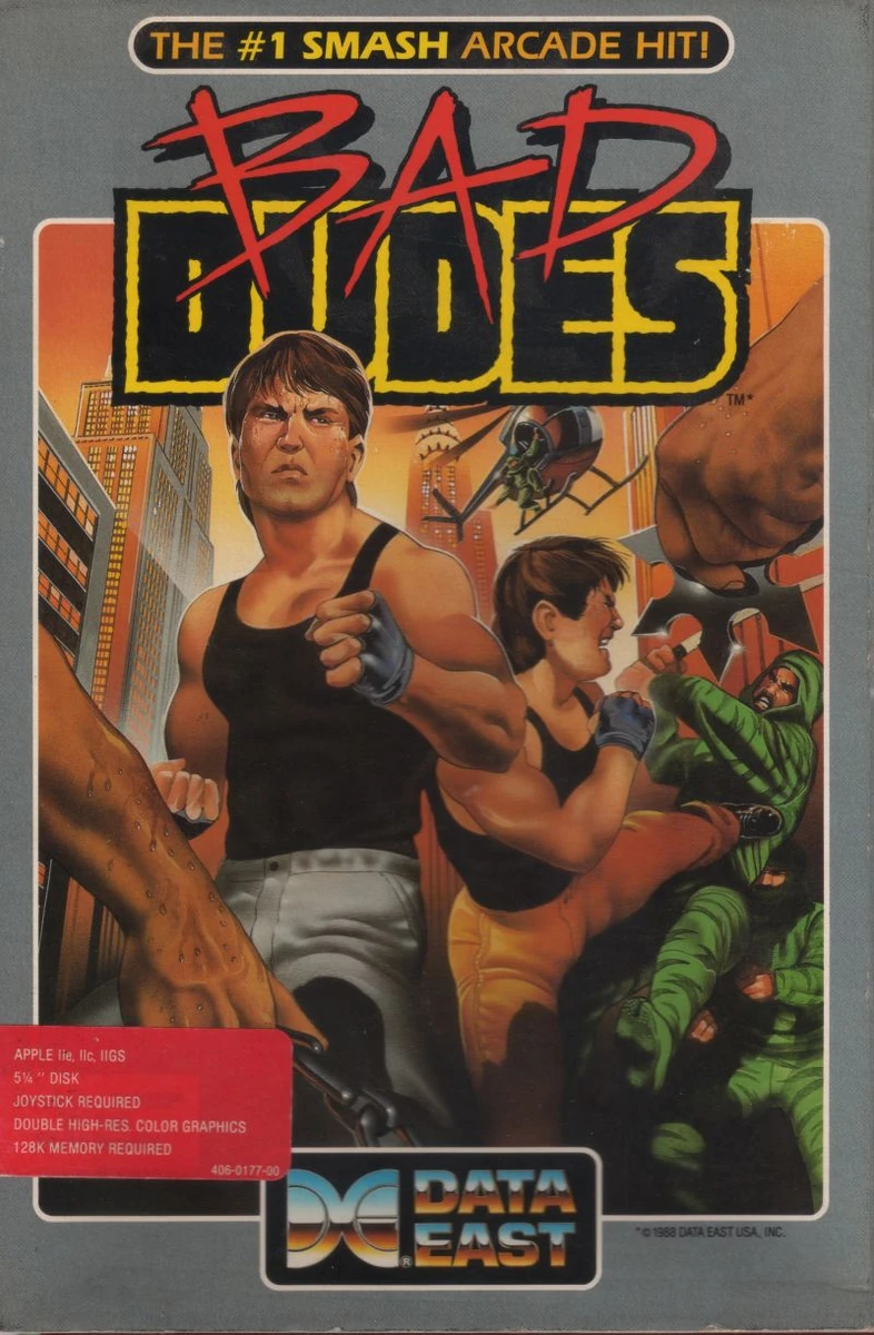 Bad Dudes box art