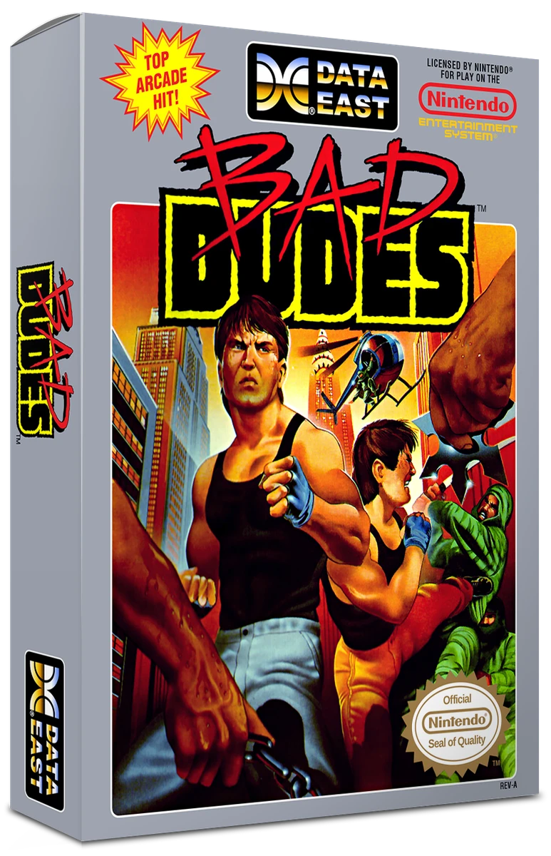 Bad Dudes box art