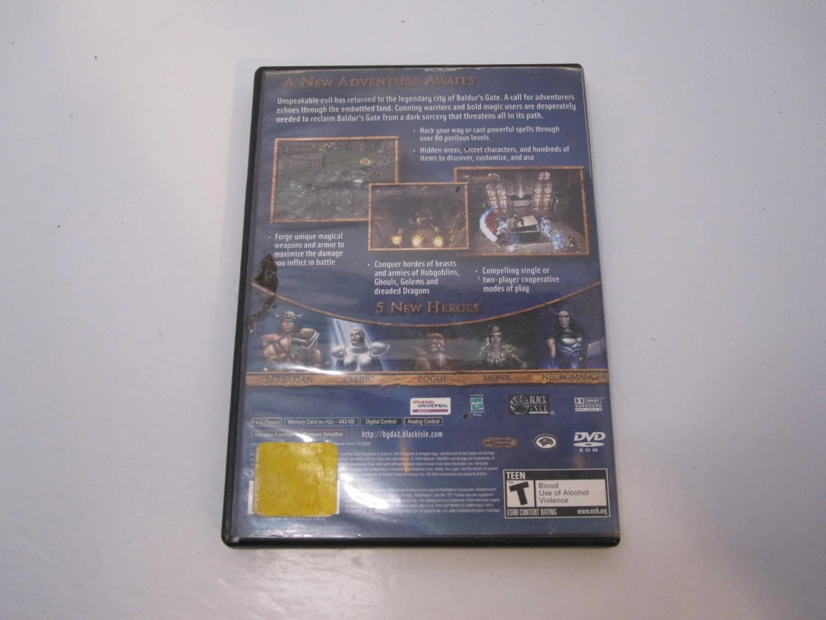 Baldur's Gate Dark Alliance 2 box art
