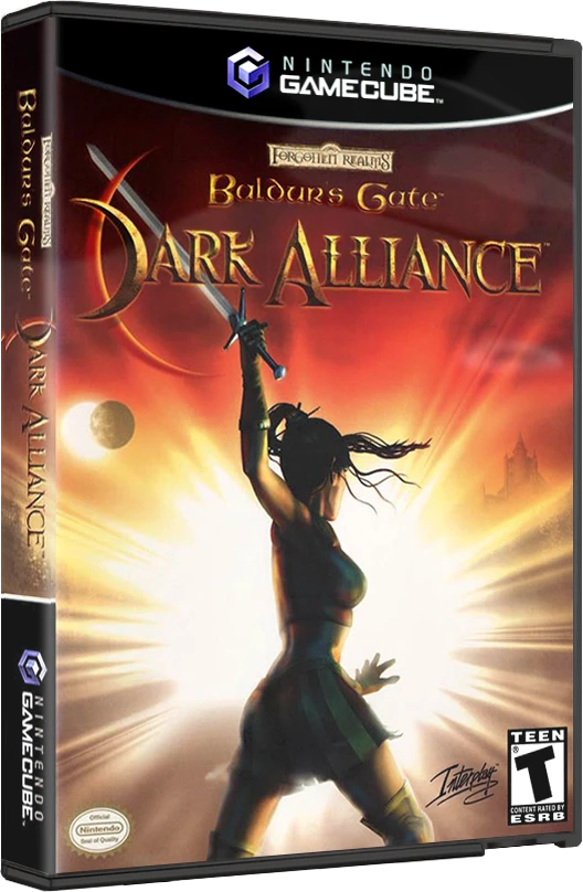 Baldur's Gate Dark Alliance box art