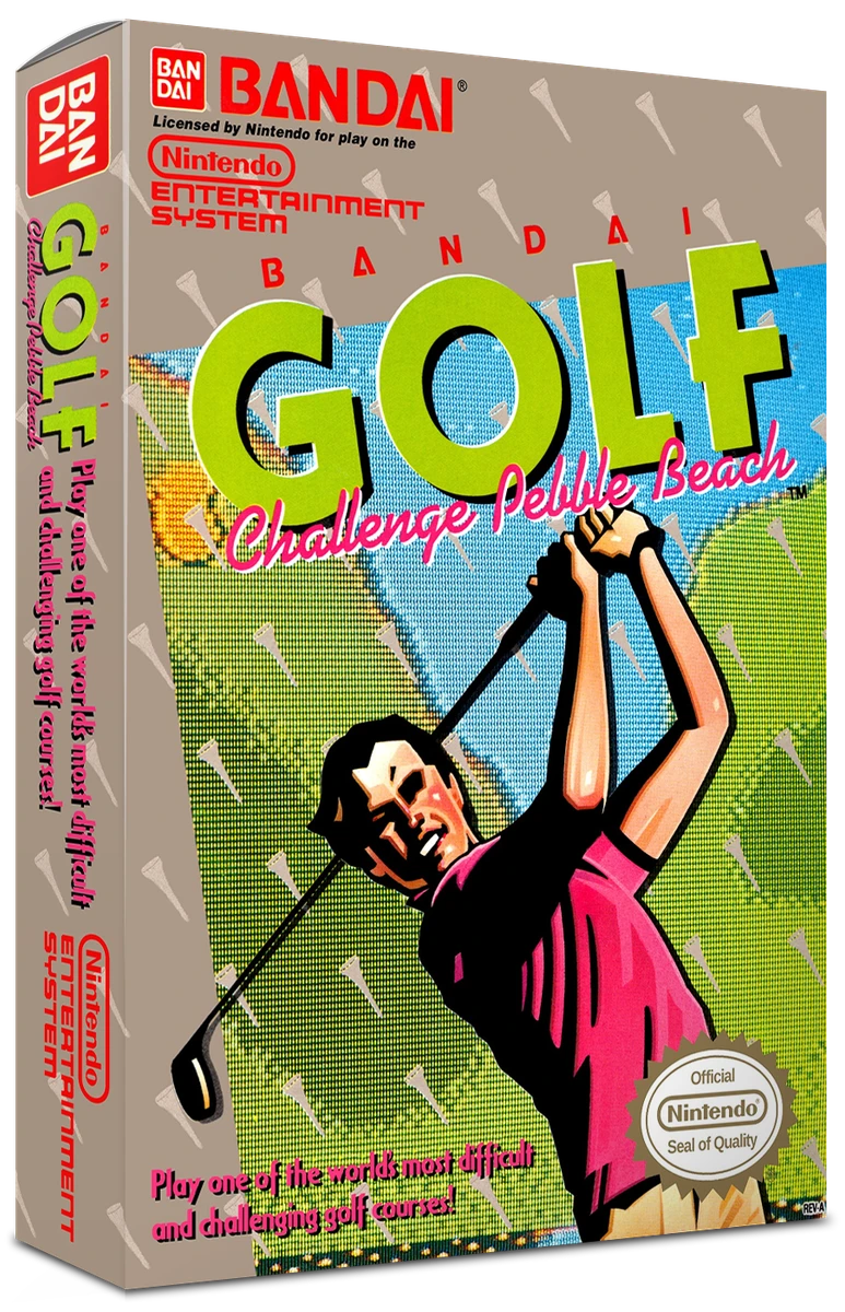 Bandai Golf Challenge Pebble Beach box art