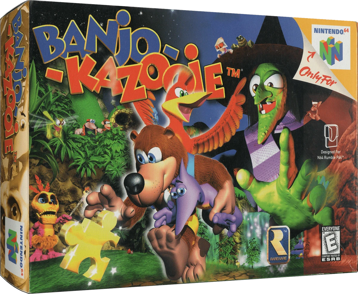 Banjo Kazooie box art