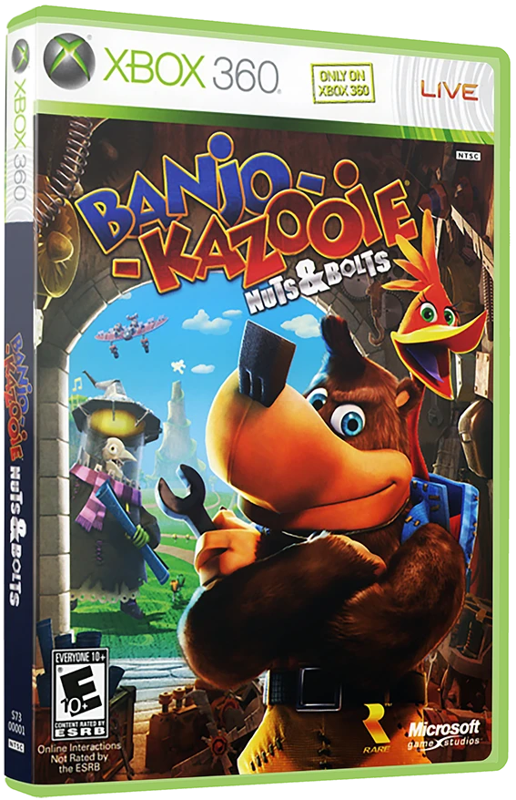 Banjo-Kazooie Nuts & Bolts box art