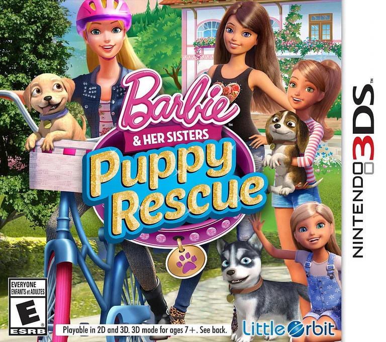 Barbie and Her Sisters: Puppy Rescue box art