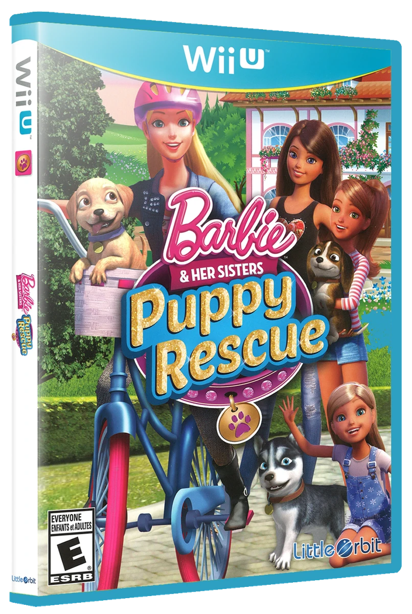 Barbie and Her Sisters: Puppy Rescue box art