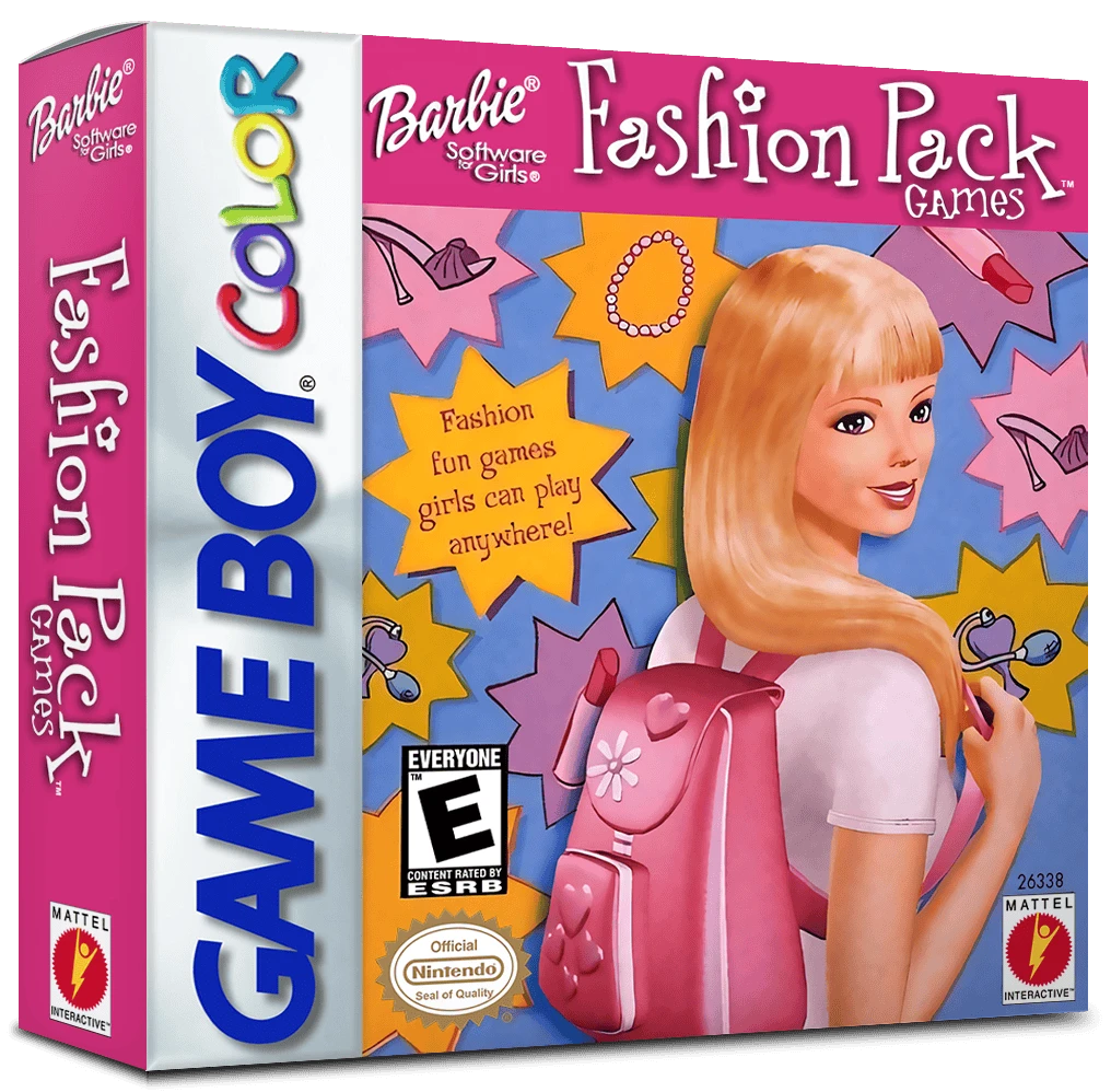 Barbie Fashion Pack Games box art