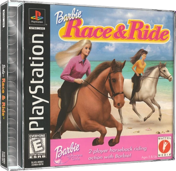 Barbie Race and Ride box art