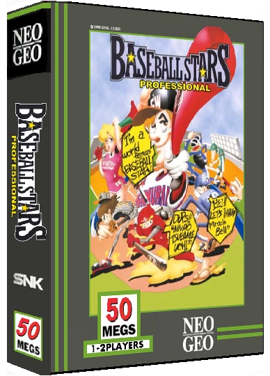 Baseball Stars Professional box art