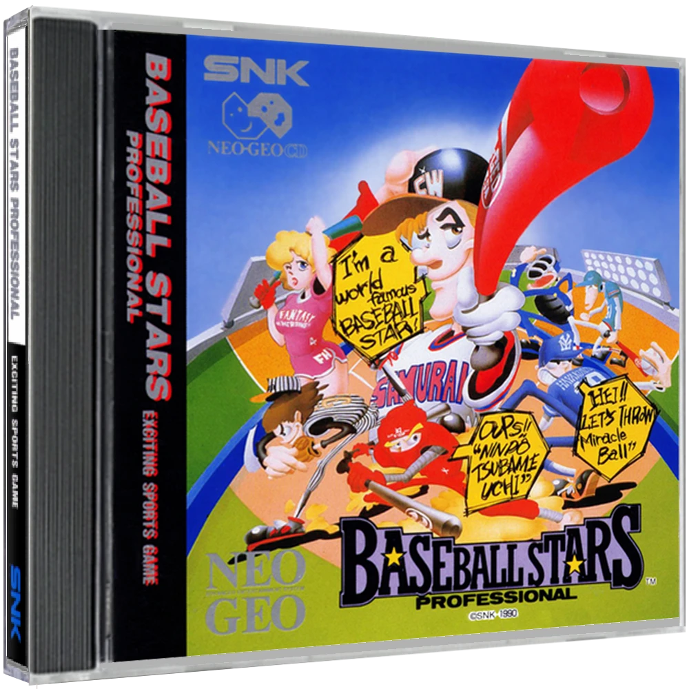 Baseball Stars Professional box art
