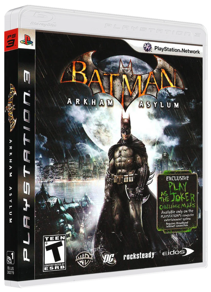 Batman: Arkham Asylum box art