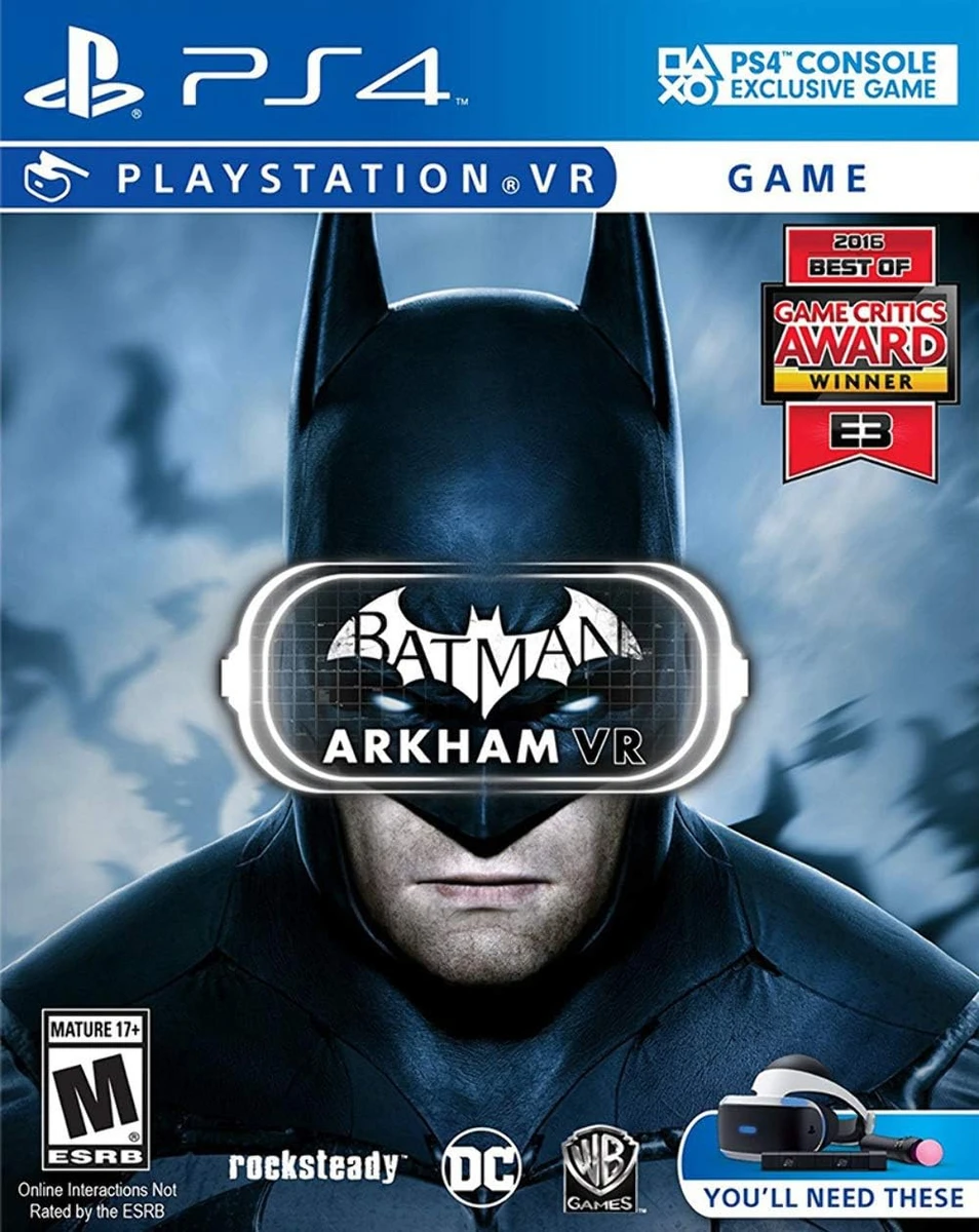 Batman: Arkham VR box art